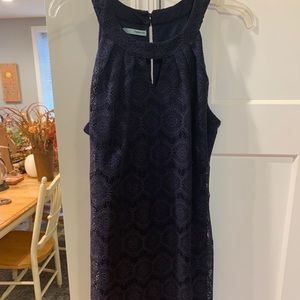 Maurice’s navy lace dress